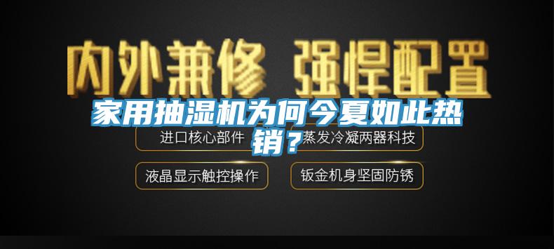 家用抽濕機為何今夏如此熱銷？