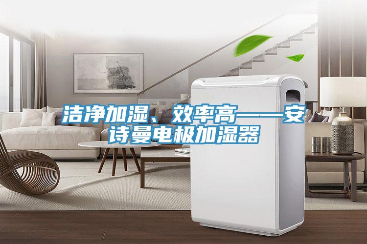 潔凈加濕、效率高——安詩曼電極加濕器