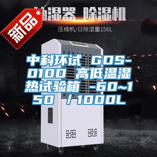 中科環(huán)試 GDS-010D 高低溫濕熱試驗(yàn)箱 -60~150℃／1000L