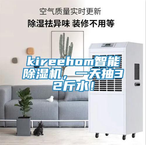 kireehom智能除濕機，一天抽32斤水！