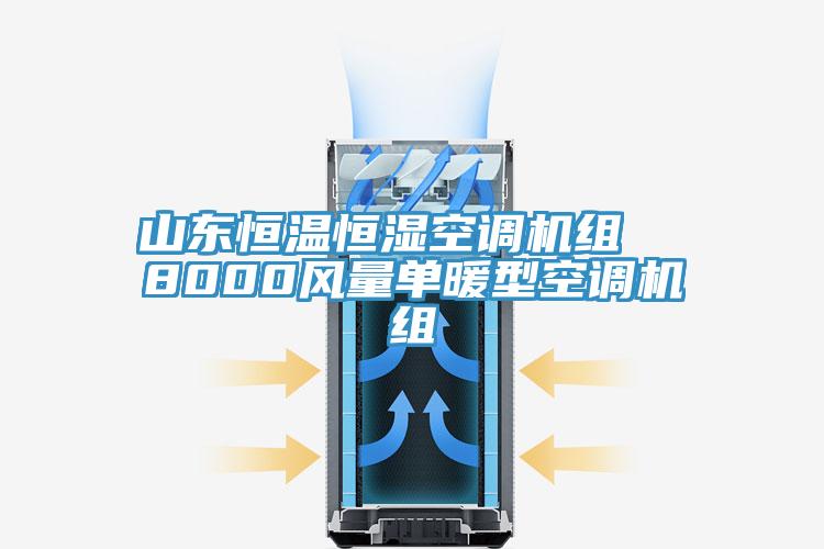 山東恒溫恒濕空調機組  8000風量單暖型空調機組