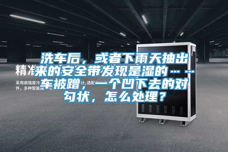 洗車后，或者下雨天抽出來的安全帶發(fā)現(xiàn)是濕的……車被蹭，一個凹下去的對勾狀，怎么處理？