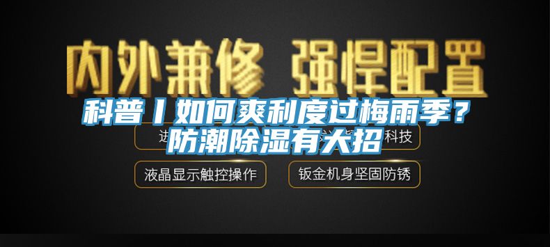 科普丨如何爽利度過梅雨季？防潮除濕有大招