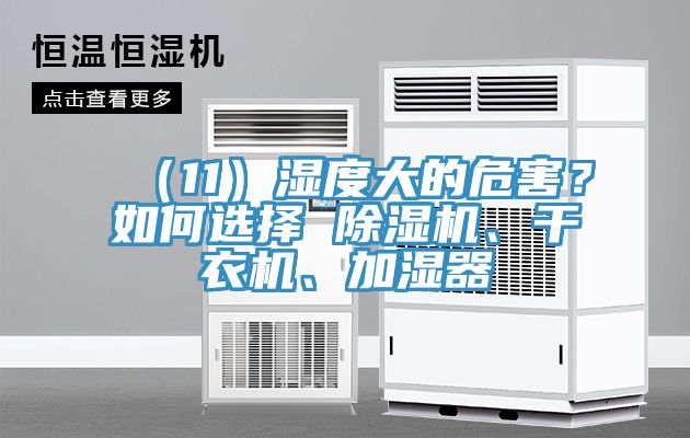 （11）濕度大的危害？如何選擇 除濕機、干衣機、加濕器